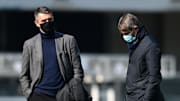 Maldini e Massara, dirigenti del Milan
