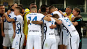 L'esultanza dell'Inter 