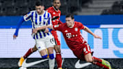 Es war ein umkämpftes Bundesligaspiel zwischen Hertha BSC und dem FC Bayern
