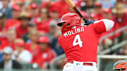 The St. Louis Cardinals are in contract extension talks with Yadier Molina