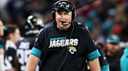 Jaguars head coach Doug Marrone on the sidelines against the Texans. 
