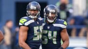 KJ Wright (L) and Bobby Wagner (R) are the last two defensive players on the current Seahawks from the Super Bowl XLVIII roster