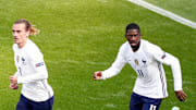 Antoine Griezmann y Ousmane Dembélé