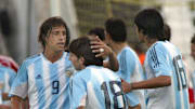 In his first match in the national team,