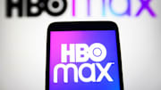 In this photo illustration a HBO Max logo of an US TV...