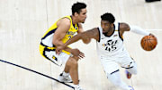 Donovan Mitchell sufrió lesión en la pierna ante los Pacers