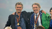 Inter Milan's Portuguese  coach Jose Mou