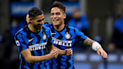 Hakimi e Lautaro Martinez