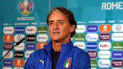 Mancini in conferenza stampa
