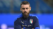 Daniele de Rossi trabajando en la selección italiana