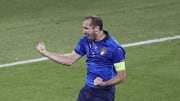 Giorgio Chiellini celebrates