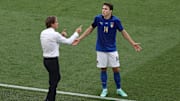 Federico Chiesa durante la Eurocopa 2020