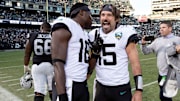 Gardner Minshew spoke about Raiders fans reactions after Jaguars win final home game in Oakland.