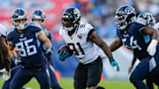 Jacksonville Jaguars defensive end Yannick Ngakoue