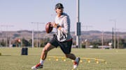 Jarrett Stidham llegó en excelentes condiciones físicas al campamento de los Pats