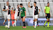 Cristiano Ronaldo scored twice from the penalty spot to earn Juventus a point against high-flying Atalanta