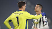Wojciech Szczesny e Cristiano Ronaldo