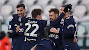 L'esultanza della Juve