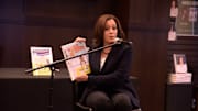 Kamala Harris Signs Copies Of Her New Book "Superheros Are Everywhere"