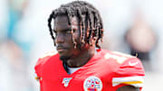 Tyreek Hill in a game against the Jacksonville Jaguars
