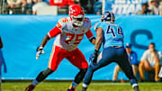 Former Kansas City Chiefs OL Cam Erving has signed with the Dallas Cowboys.
