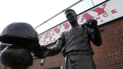 Outside Fenway Park in Boston, Massachusetts
