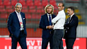 Maurizio Arrivabene, Pavel Nedved, Massimiliano Allegri, Federico Cherubini