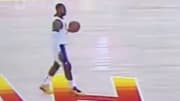 LeBron James got away with an obvious carry against the Jazz