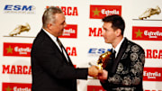 Leo Messi Receives 'Bota de Oro' Award 2013