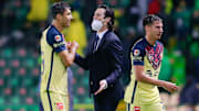 Santiago Solari, Jordan Silva y Mauro Lainez