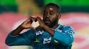 El jugador Joel Campbell celebra un gol con León.