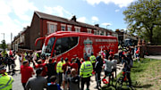 Liverpool's team bus has been stopped 