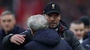 Manajer Liverpool, Jurgen Klopp dengan Roy Hodgson