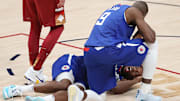 Leonard no se ha podido recuperar del codazo propinado por Ibaka