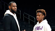 LeBron James Jr. debutó en la liga de secundaria con Sierra Canyon