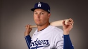 Los Angeles Dodgers OF Joc Pederson is sporting a new look in 2020.