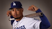 Mookie Betts will make his Los Angeles Dodgers debut Sunday.