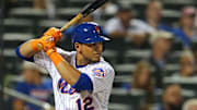 Juan Lagares bateó dos dobletes con las Águilas en el tercer juego de la final