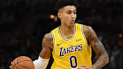 Los Angeles Lakers' forward Kyle Kuzma. 