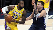 LeBron y Doncic se enfrentarán por tercera vez en la campaña regular