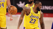 LeBron James anotó 22 puntos en el juego contra los Pistons