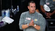 El entrenador de los Lakers, Frank Vogel, buscará sacar el máximo de su plantilla en los playoffs