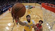 Anthony Davis en su regreso a New Orleans fue el líder de su equipo en la victoria