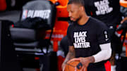Damian Lillard se ha visto en menor nivel en la serie ante Lakers por lesión