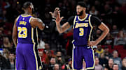El dúo estelar de los Lakers podría alcanzar marcas muy importantes esta campaña