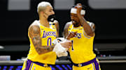 Kyle Kuzma y Kentavious Caldwell-Pope jugaron la pasada campaña con los Lakers