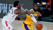 James no pudo liderar a los Lakers a una nueva victoria y cayeron ante los Raptors
