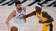 Marc Gasol saldría de Lakers luego de las llegadas de Howard y Jordan