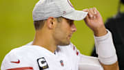 Jimmy Garoppolo formó parte de los Patriots hasta el 2017