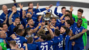 Il Chelsea festeggia la vittoria della Champions League